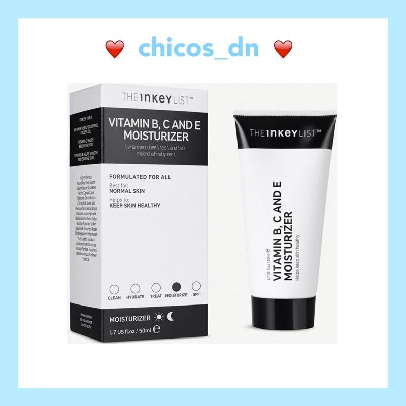 NO BOX KEM DƯỠNG ẨM THE INKEY LIST VITAMIN B C AND E MOISTURIZER 50ML