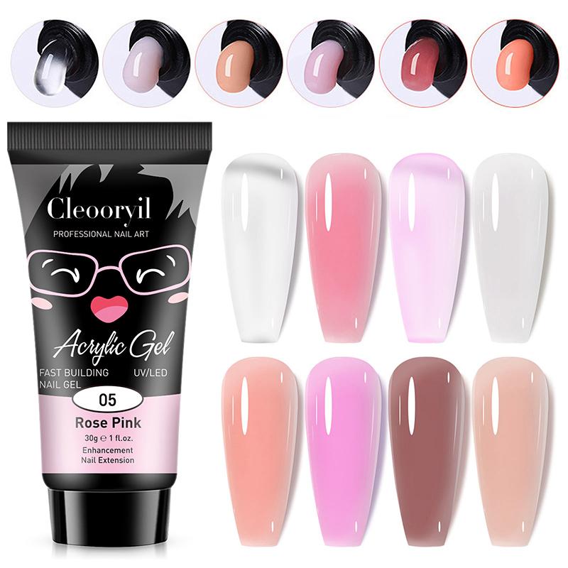 Product Introduction of 15ML Multicolor Poly Nail Polish Gel Acrylic Extension Glue Professional Semi Permanent Resin Art Crystal Nail Glue Durable Nail Art Nail Care Uv Cutics Manicure Cosmetic 26