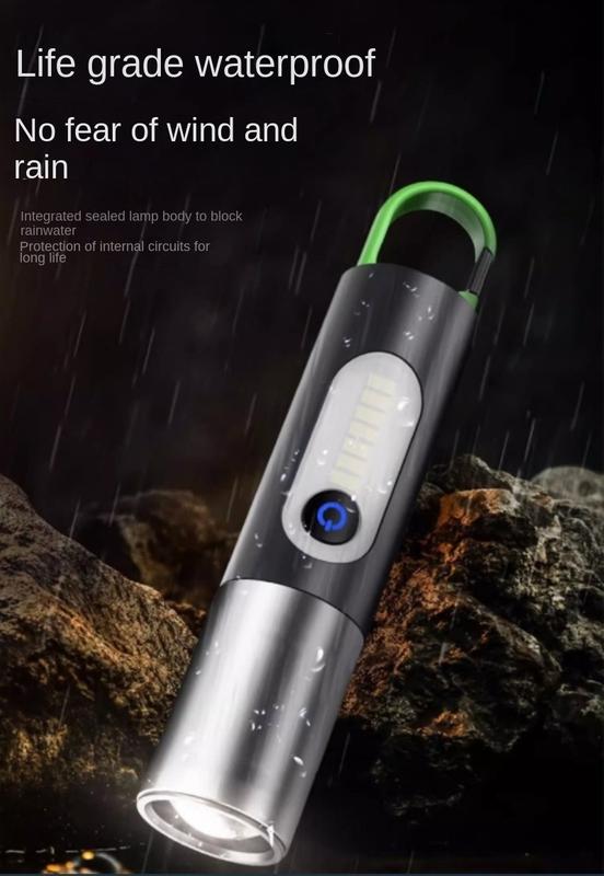 Product Introduction of Strong Light Flashlight USB Charging Light Super Bright Long-range Flashlight Mini Portable Flashlight Multifunctional Outdoor Light Outdoor Camping Light 22