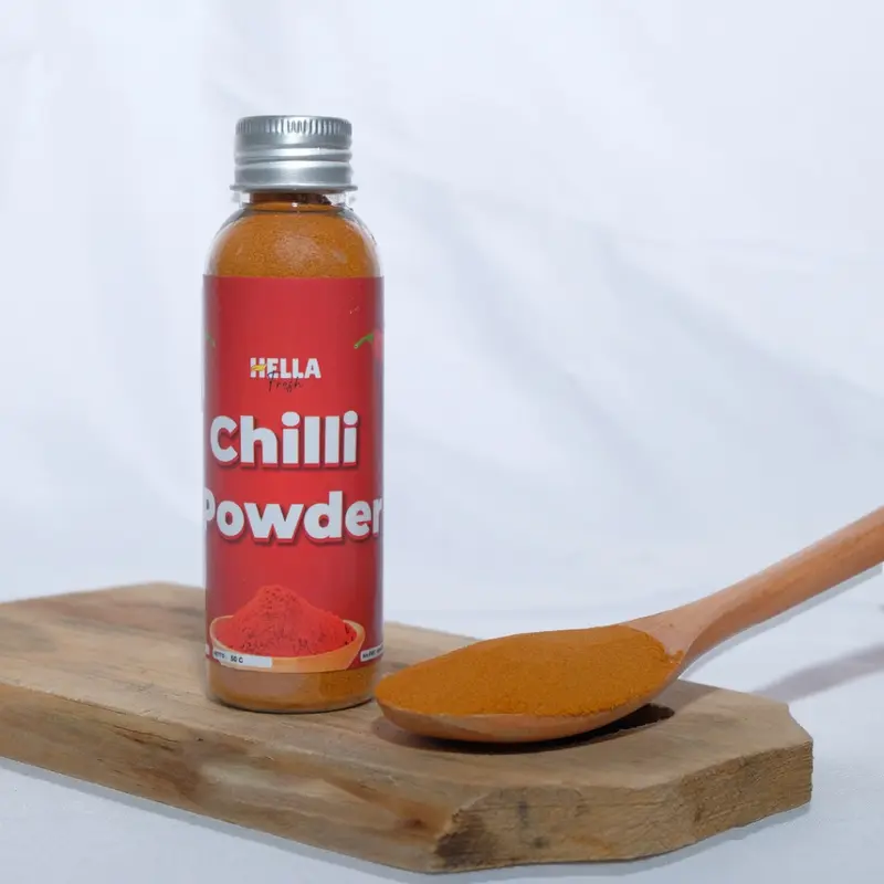 Hella Fresh Cabe Bubuk Halus 50gr 130gr Premium / Chilli Powder Cabai Bubuk Halus Pedas Non MSG 2