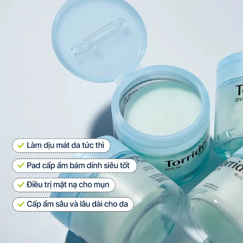 Toner Pad Cấp ẩm, Làm Mềm Mịn Da Torriden DIVE IN Multi Pad 160ml (80 miếng) 4