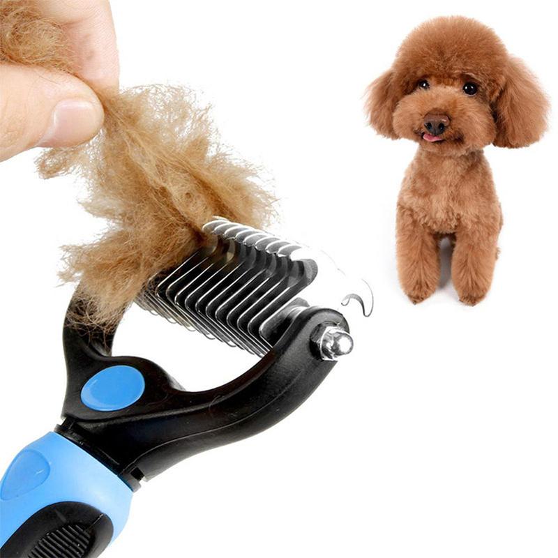 Product Introduction of Professional Pet Brush Dog Hair Remover Pet Fur Knot Cutter Puppy Cat Comb Brushes Dogs Grooming Shedding Supplies 6