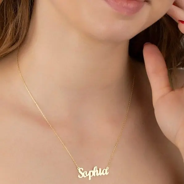 PinkMe - Aksesoris Kalung Nama Titanium 2