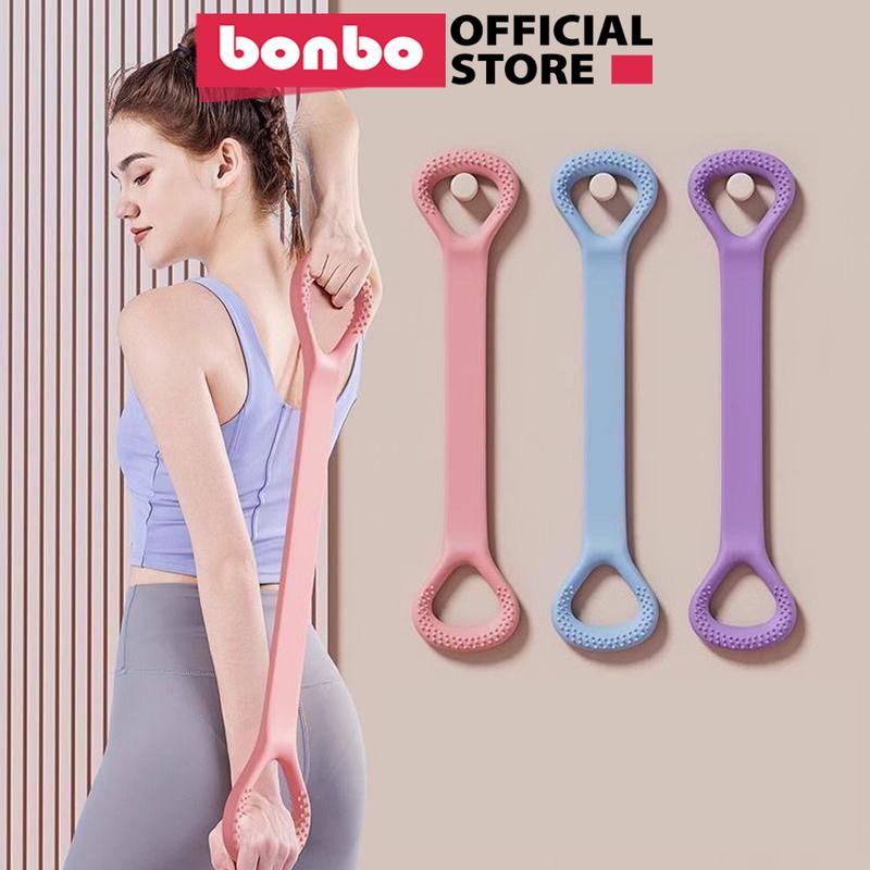 Dây Kháng Lực Yoga, Gym Số 8 Dây Co Giãn Silicon Đàn Hồi Cao Tập Thể Dục