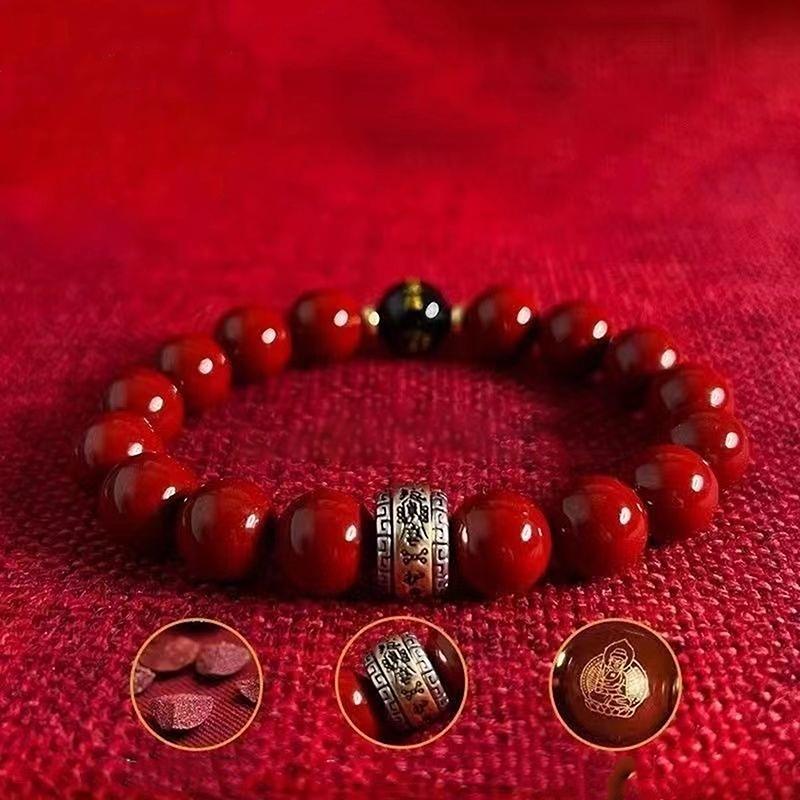 Vòng Tay Bồ Tát Manjushri, 12 Mảnh, Dành Cho Nam Và Nữ, Hạt, Chuyển Giao An Toàn, Dây Đeo Tay 8