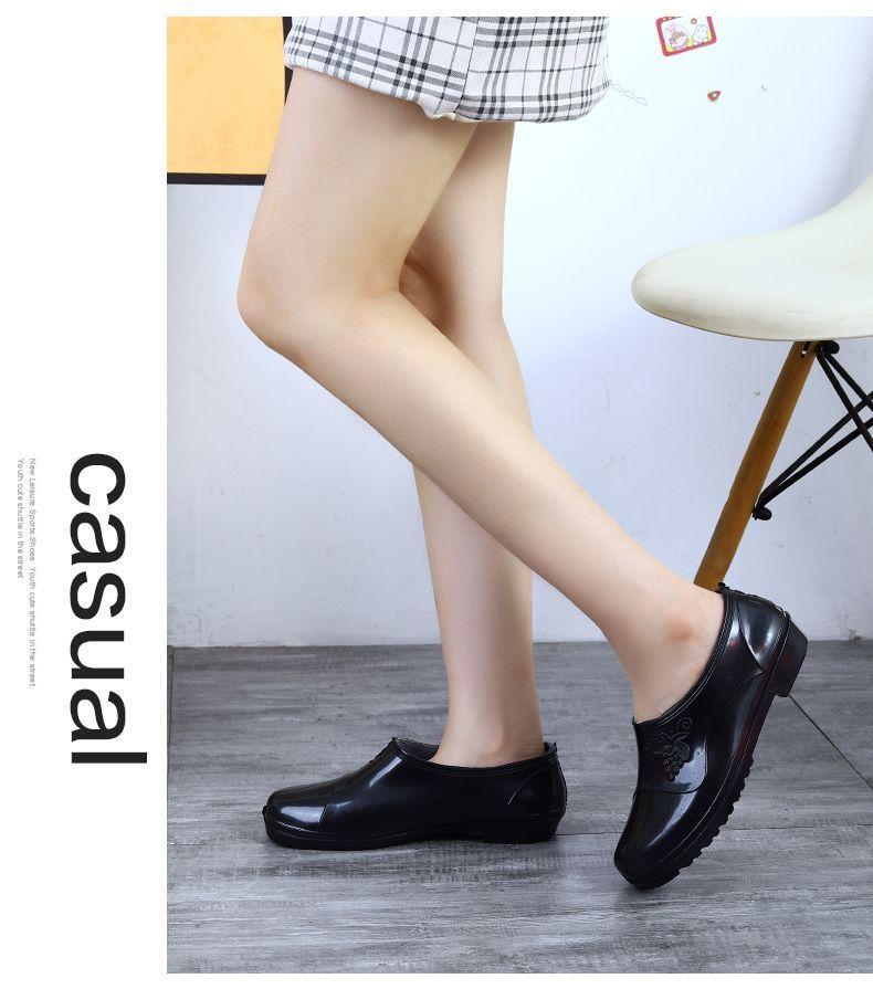 Product Introduction of Ủng Đi Mưa Cổ Thấp Dành Cho Nữ, Bảo Hộ Lao Động, Làm Bằng Cao Su Hình Ngưu Bàng, Ngắn Trên, Thích Hợp Cho Nhà Bếp, Chống Trượt, Giày Đi Mưa, Cắt Nông, Giày Cao Su Làm Việc, Giày Đi Mưa Giữ Nhiệt 16