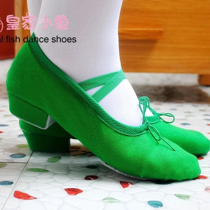 Giày Cao Gót Cho Trẻ Em, Hoa Nhài Nhỏ, Thích Hợp Khiêu Vũ, Giày Nữ, Giày Múa Ba Lê, Để Tập Nhảy Trong Nhà, Đế Mềm, Thích Hợp Cho Giáo Viên Khiêu Vũ 4