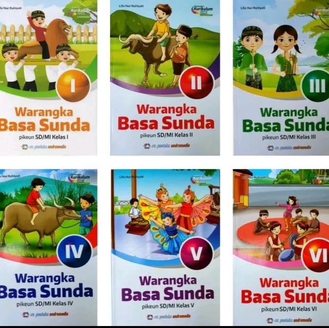 ORI harga satuan buku bahasa Sunda warangka bahasa untuk SD/mi kelas 1-6 penerbit pustaka andromedia