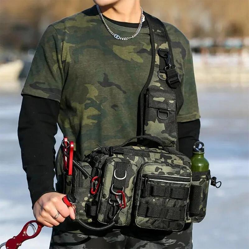 Product Introduction of Outdoor Multifunctional Fishing Bag, Large Capacity Tackle Storage Bag, Fishing Gear Storage Bag, Fishing Accessories Bag 4