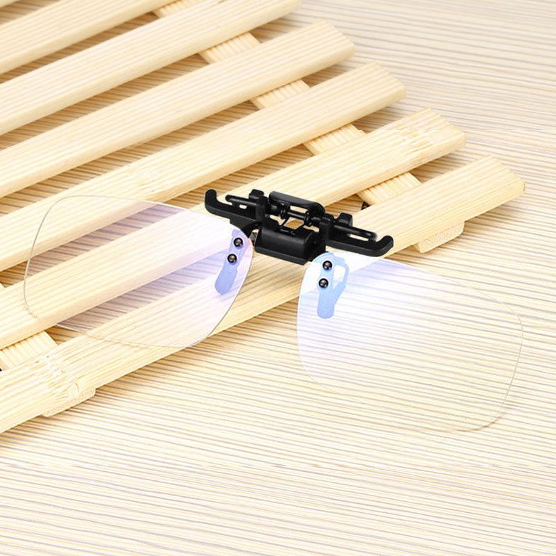 Kẹp kính cho nam và nữ, máy tính, kính tiện lợi, kẹp vuông cho xanh biển , kính chơi game nhẹ Women Kính Mắt 0