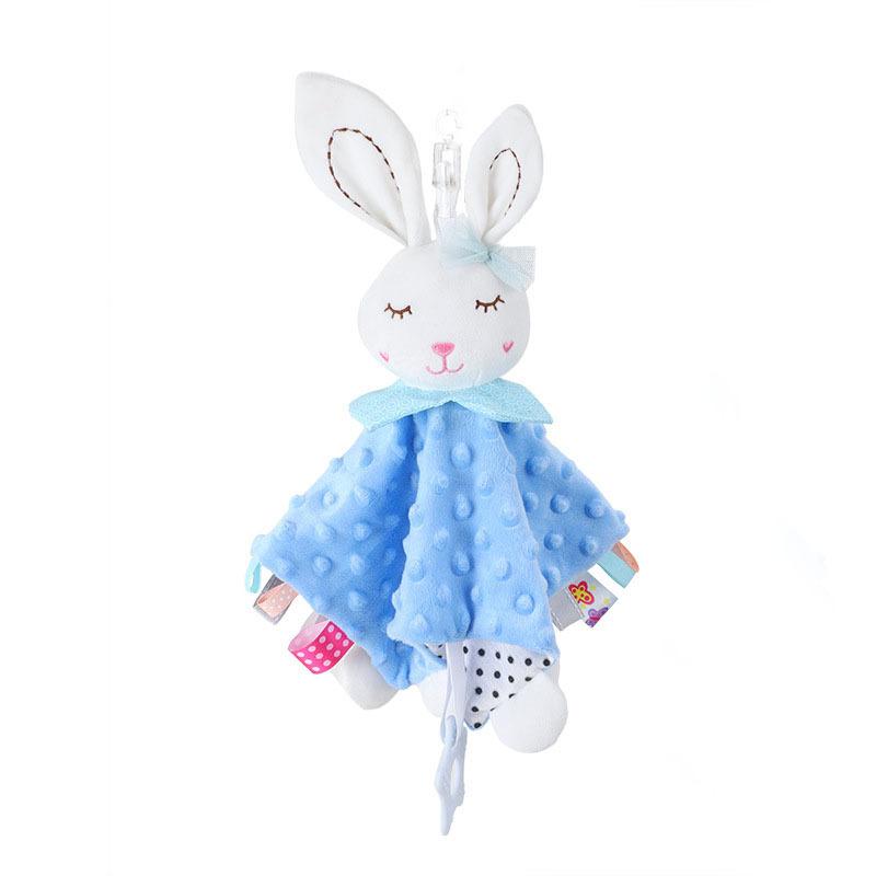 Product Introduction of Cute Cartoon Animal Comfort Cloth, 0-year-old Baby Comfort Toy Comfort Cloth with Doll Comfort Cloth 6
