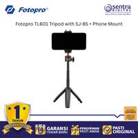 Gambar Fotopro TL601 Tripod with SJ-85+ Phone Mount – Sleek Black dari Sentra Digital Kota Surabaya 4 Tokopedia