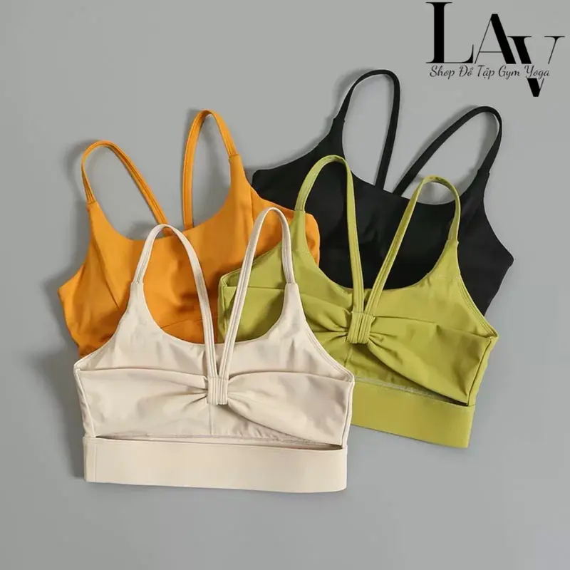 Áo bra tập gym, yoga thể thao nữ nâng ngực có đệm mút chất mềm mịn co giãn hàng cao cấp - LAV Activewear 0