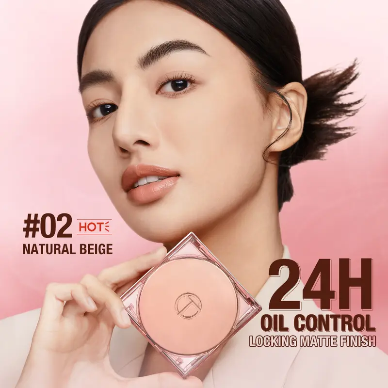 O.TWO.O 3D Soft Focus Face Powder Waterproof Long Lasting Oil Control 24H Natural Skin Tones Hydrating Makeup Powder Foundation 1