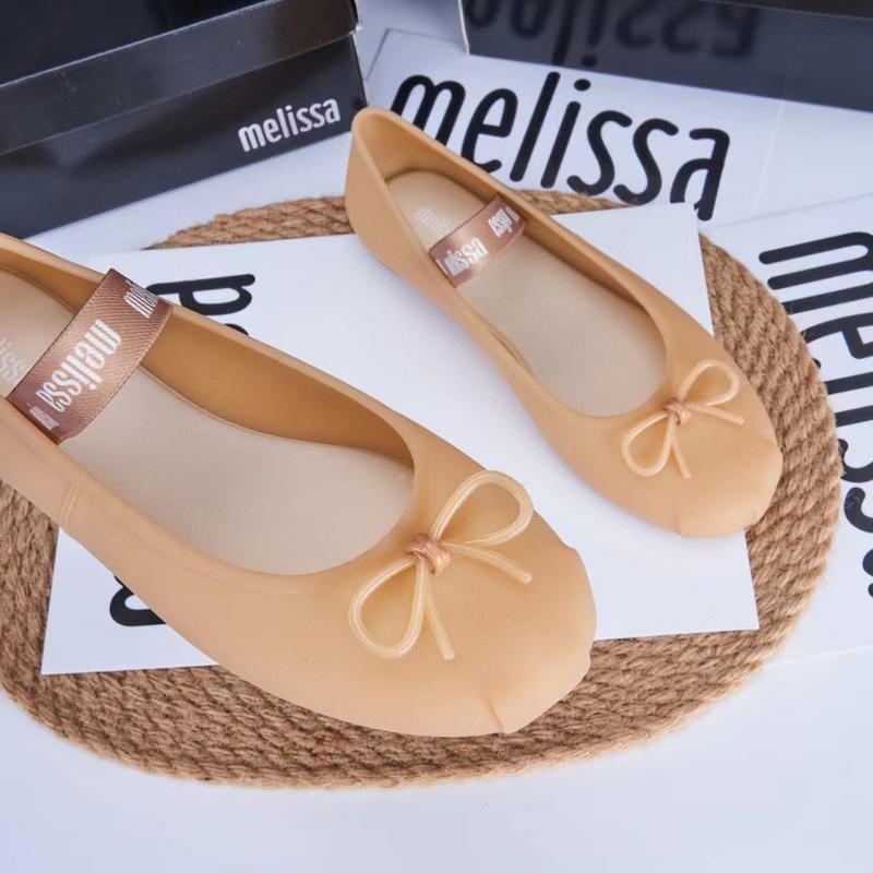 Product Introduction of Mellisa Melisa Bowknot Closed Toe Ballet Shoes Niche French Evening Style Grandma Shoes Beach Shoes Women's Single 4