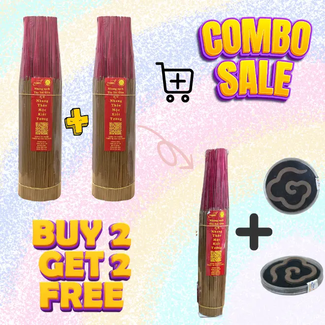 COMBO Nhang Thảo Mộc Kiết Tường - Mua 2 Tặng 3 Giá Rẻ Siêu Hời