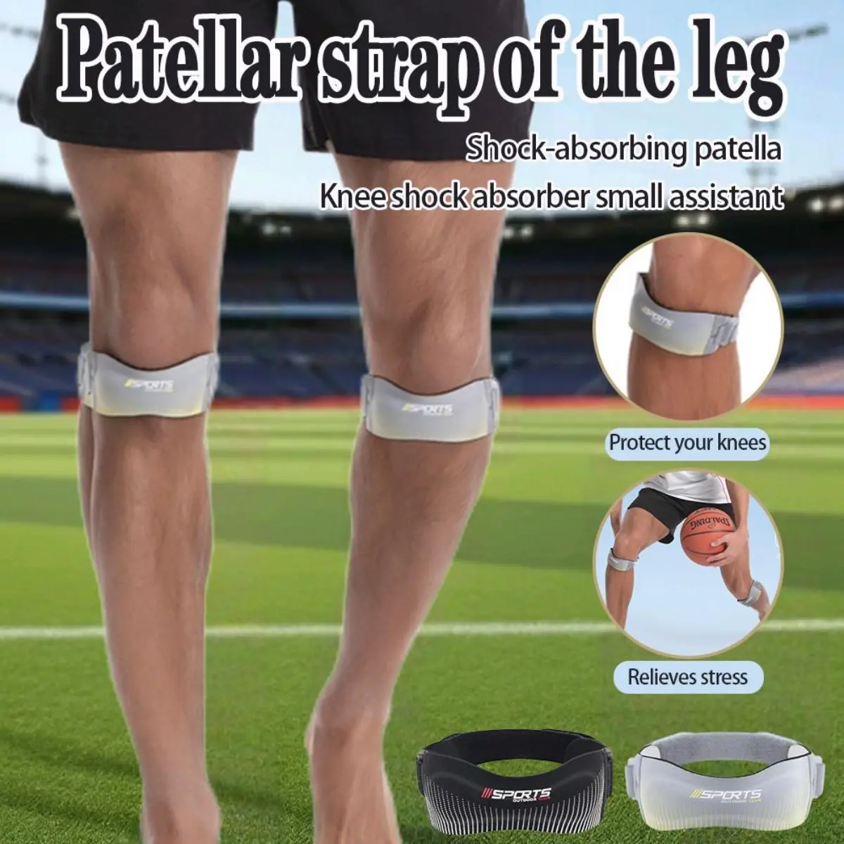 Patellar Protection Knee Pain Relief & Protection Gear | Patella Guard with Silicone Shock ...