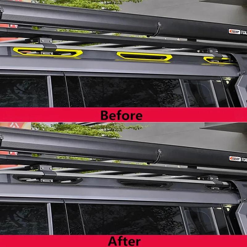 Product Introduction of 1 Pcs ABS Roof Rack Trim Strip Modified Tow Hook Cover Car Exterior Trim Strip Suitable For Jietu Travelers Durable 37