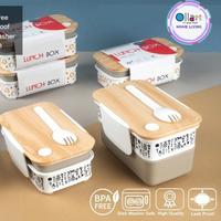 Gambar Kotak Makan 2 Layer Stackable Motif Printing Rh-888 - JAPANESE dari Ollahomeliving Kota Bogor 1 Tokopedia