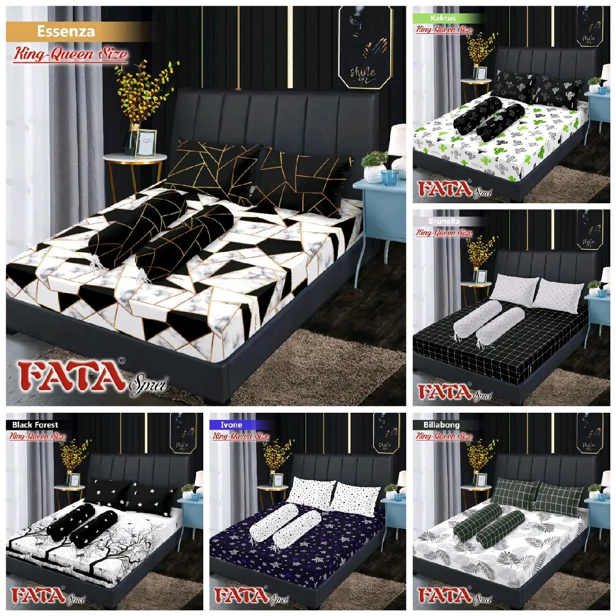 FATA_Sprei Fata Minimalis Uk 180x200/160x200