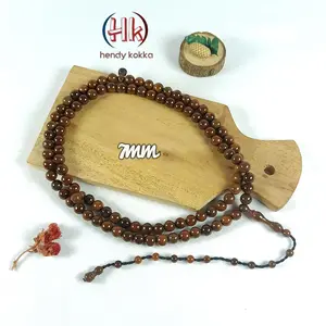 tasbih 99 kokka kaukah fukakah bulat polos 7mm
