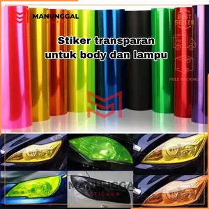 Skotlet transparan untuk body motor dan lampu mobil lebar 45cm Car