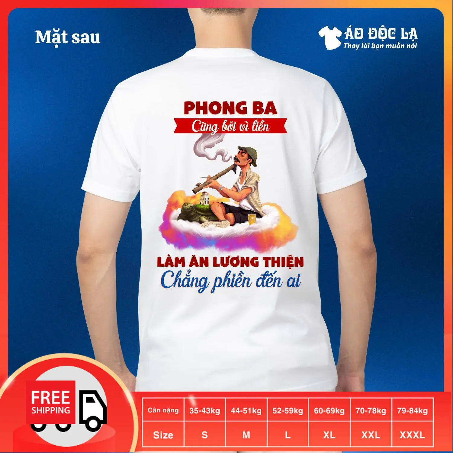 Áo phông Phong Ba cũng bởi vì tiền - Làm ăn lương thiện chẳng phiền đến ai