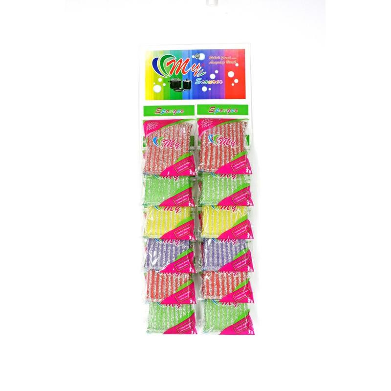 SPON CUCI PIRING Warna Warni / sponge cuci piring murah 1