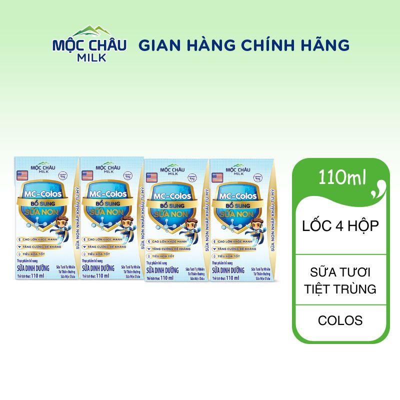 Thùng 48 hộp sữa dinh dưỡng bổ sung sữa non MC Colos Mộc Châu Milk (110mlx48) 1