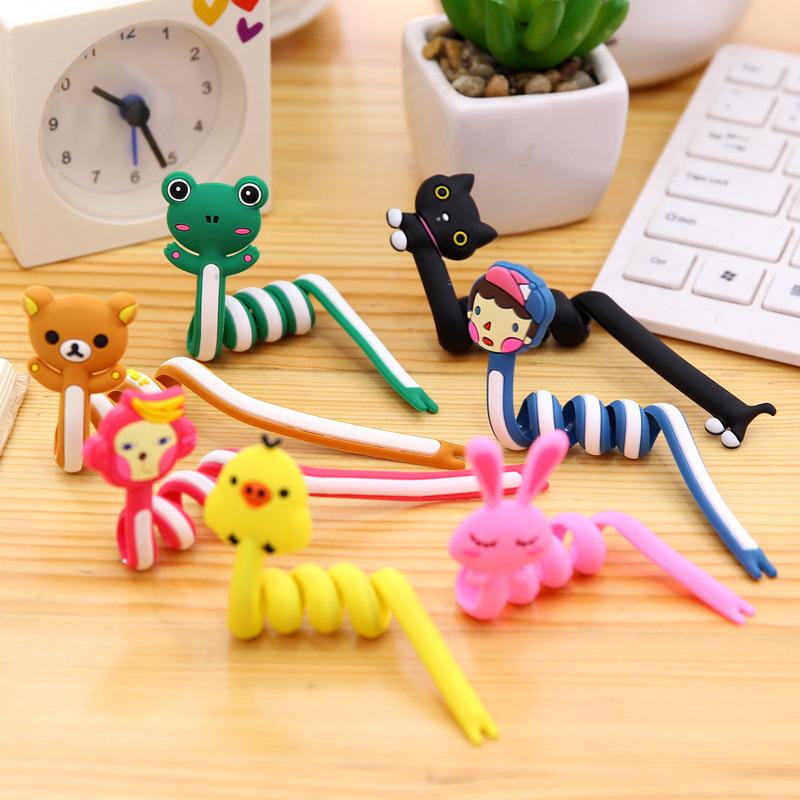 Product Introduction of IOS 992 Pengikat Penggulung Kabel Charger Handphone Import Cute Cartoon Multifungsi COD 5