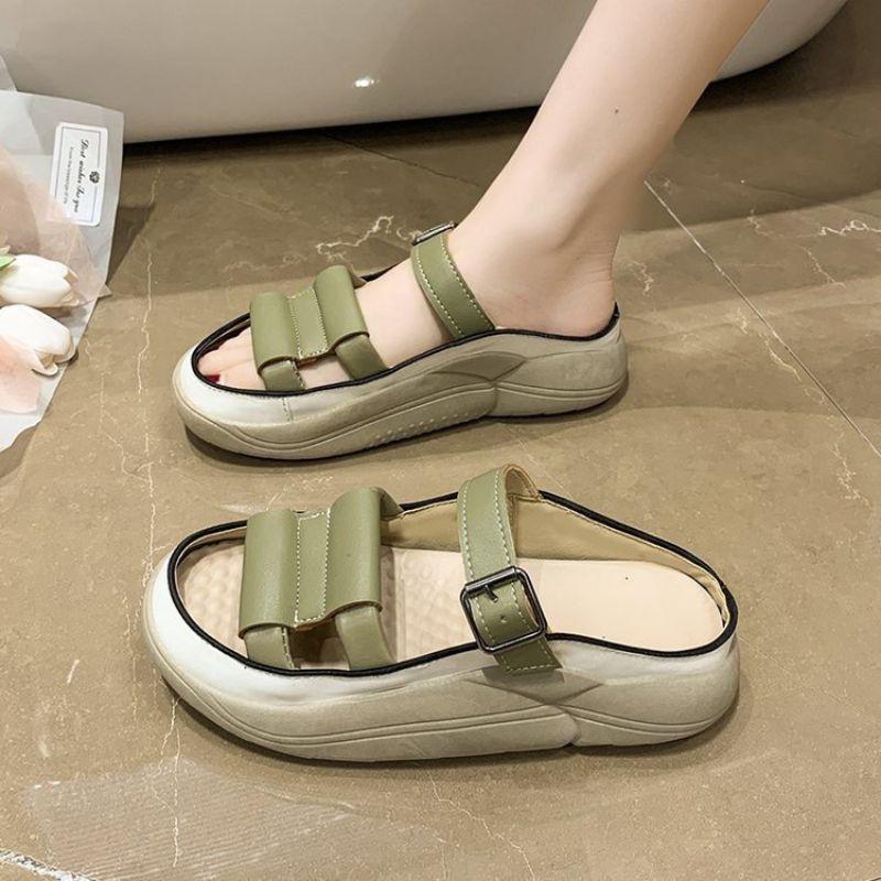 5501 sandal wedges wanita import korea 4