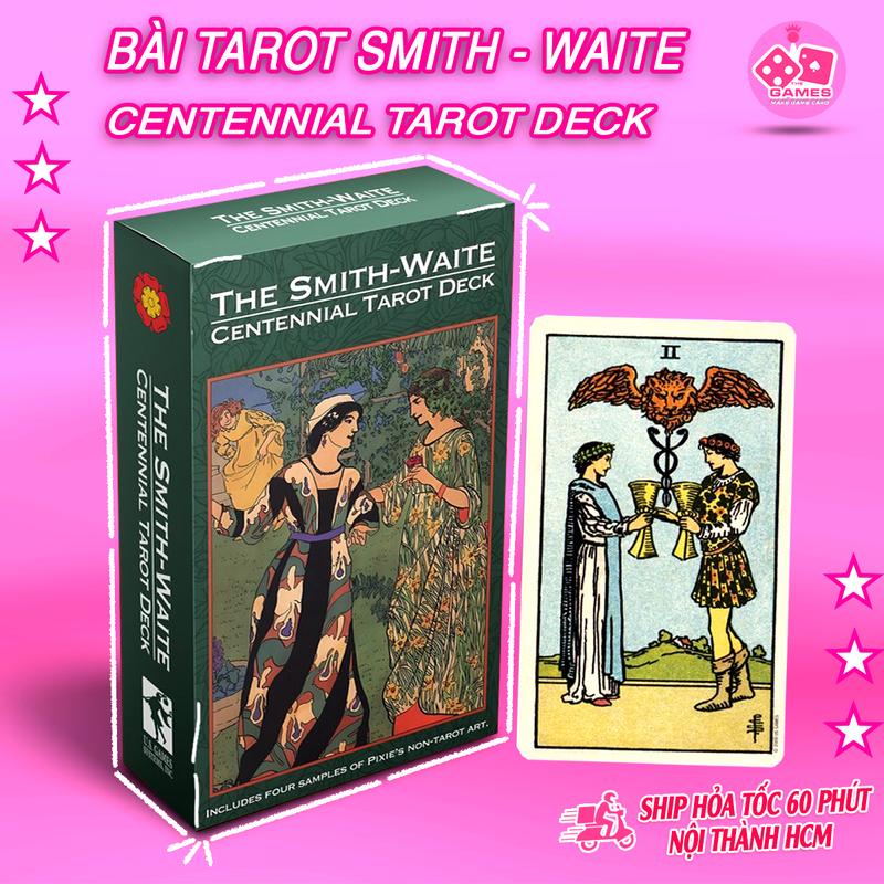 Bài Tarot Bói Smith Waite Bộ Bài Tarot 78 lá cán màng cao cấp hướng dẫn chi tiết Tiếng Việt