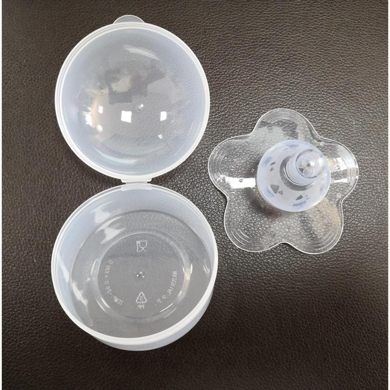 Full Silicone Nursing Breast Pads Nipple-Type Nipple Protector Nursing Anti-Overflow Breast Pad Portable 7
