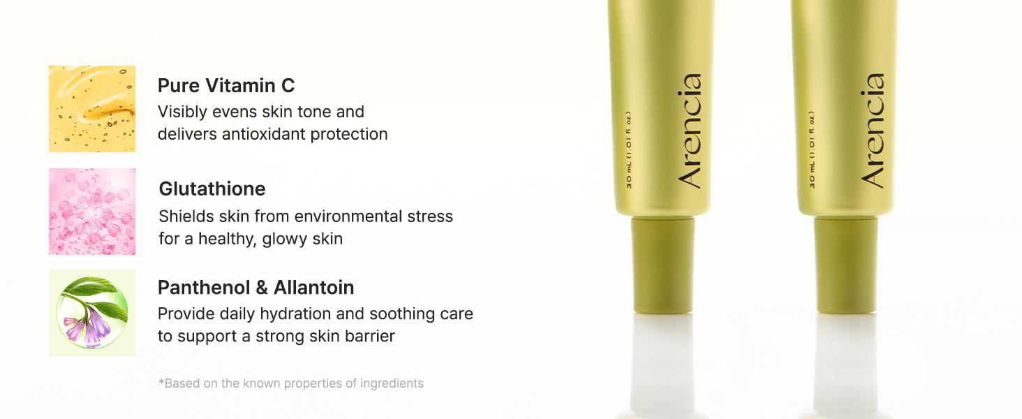 arencia vitamin c booster serum with glutathione Arencia Vitamin C Booster Shot Serum with Glutathione, Niacinamide and  Vitamin E for Dark Spot Care, Fine Lines & Wrinkles, Glass Skin, Korean  Skincare 30ml/1.01 fl.oz