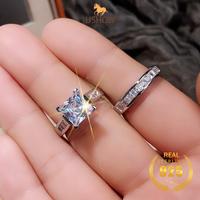 Gambar USHOW Cincin Perhiasan Wanita Zircon Perak S925 Penjualan Panas Grosir - Perak S925, Nomor 6 dari USHOW Kab. Gresik 2 Tokopedia
