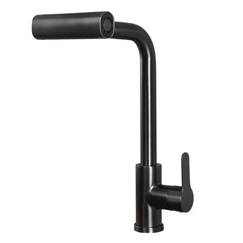 Waterfall Kitchen Faucet, 360° Rotating Waterfall Flow Spray Head Hot and Cold Water Sink Mixer, Kitchen Faucet, Kitchen Accessories, Home, Modern 5
