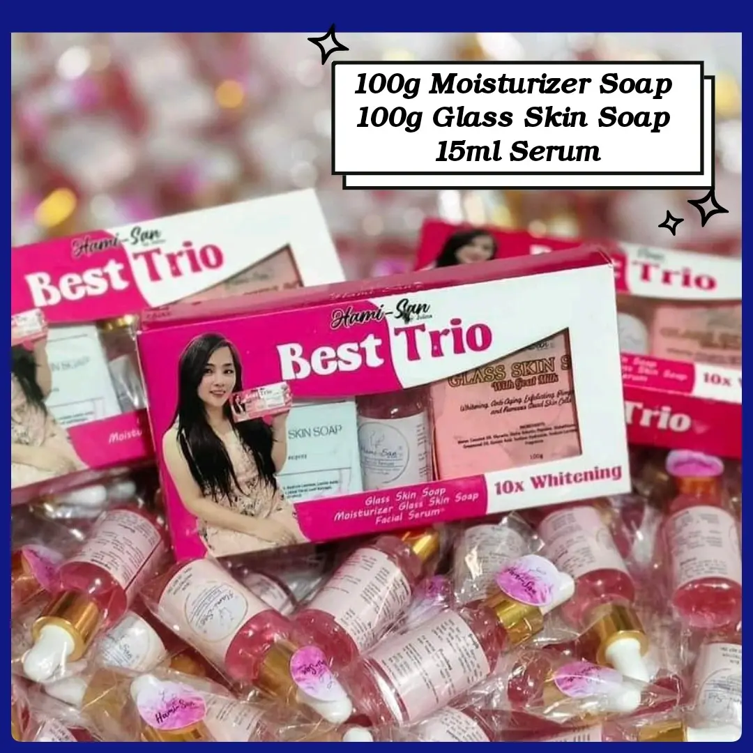 Hami-san Best Trio (Misamis Occidental) Skincare Serum Soap