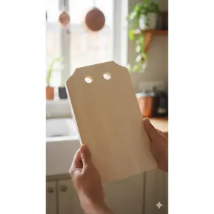 Talenan Kayu Kotak Tebel Anti Jamur 28x15x2 lebih besar 30x18x2