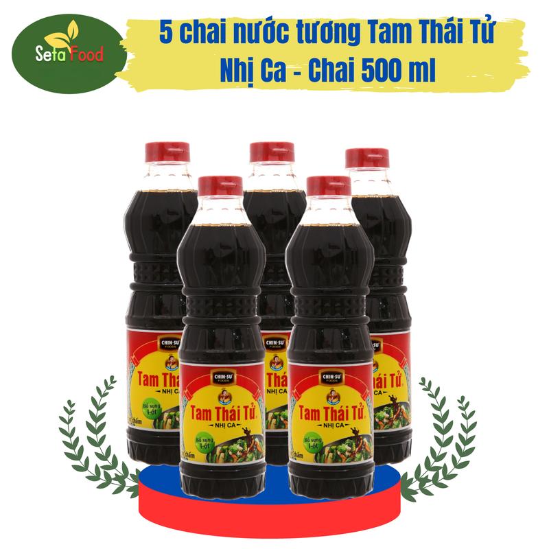 5 chai nước tương chin su tam thái tử nhị ca Nước Sốt Chua Gia Vị nuoctuong chinsu