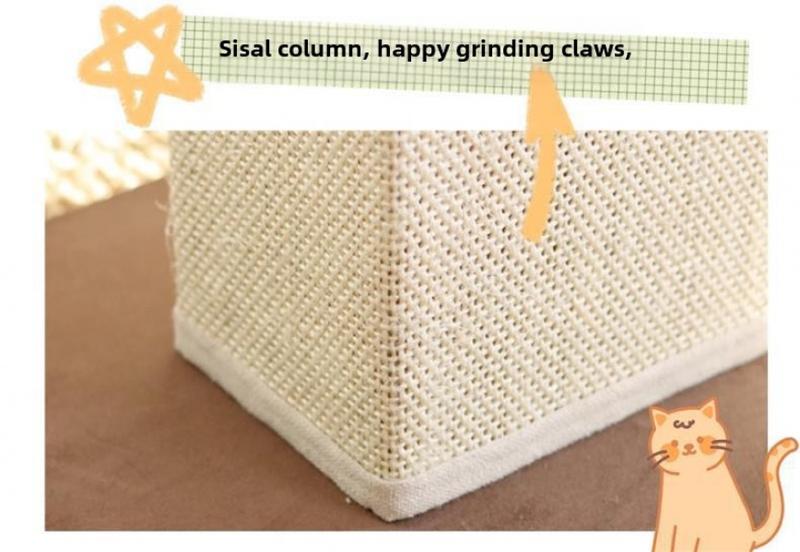 Product Introduction of Trendy Cat Bed and Tree, All-in-One Cat Climbing Frame, Year-Round Use, Suitable for Ragdolls and Maine Coons, Plush Sofa Bed for Large Cats, Sisal Scratching Toy 2