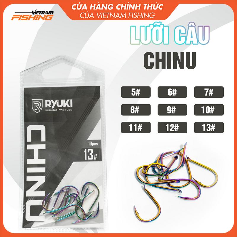 Lưỡi Có Ngạnh Câu Cá Chép RYUKI Chinu