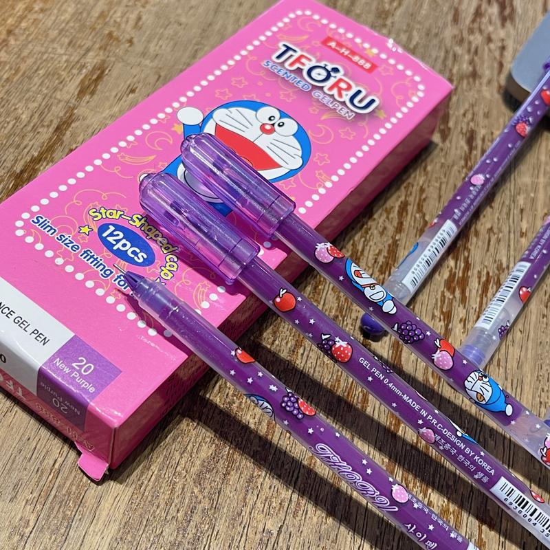 Hộp 12 Cây Bút Mực Tím Nho Ttoru Korea - Tiêu Chuẩn Hàn Quốc 0.4mm - Dùng Cho Học Sinh Lớp 1, Luyện Viết Chữ Đẹp