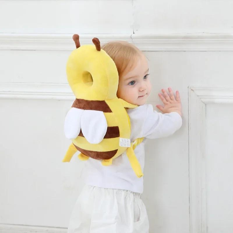 Product Introduction of Head Back Protector Baby Protect Pillow Learn Walk Headgear Prevent Injured Safety Pad  prevention Fall Cartoon Bee Kids Pillows 13