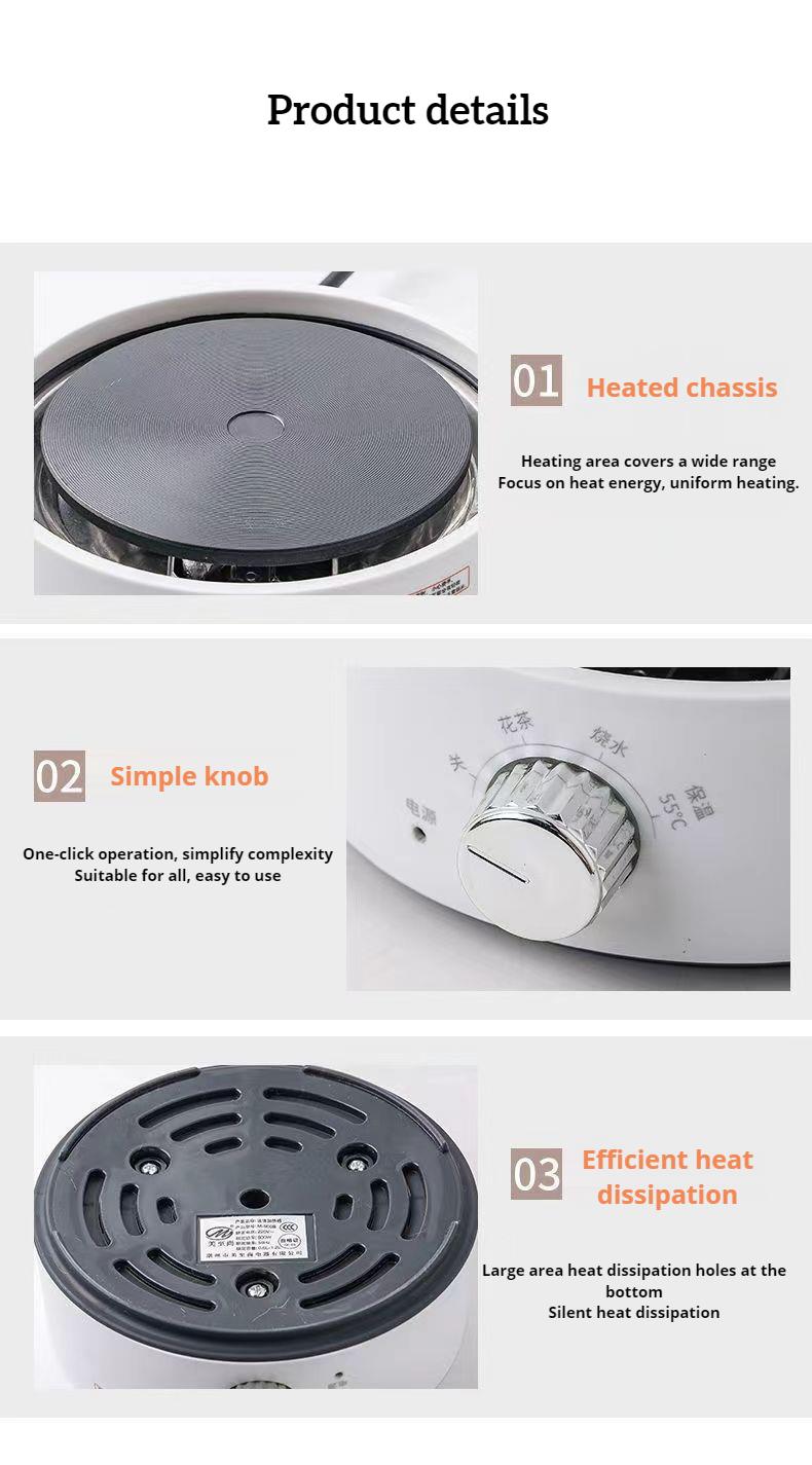 Product Introduction of 800W Household electric stove/tea maker/coffee Mocha pot induction cooker/heating stove/Milk pot xiaomimijiainductioncooker 5