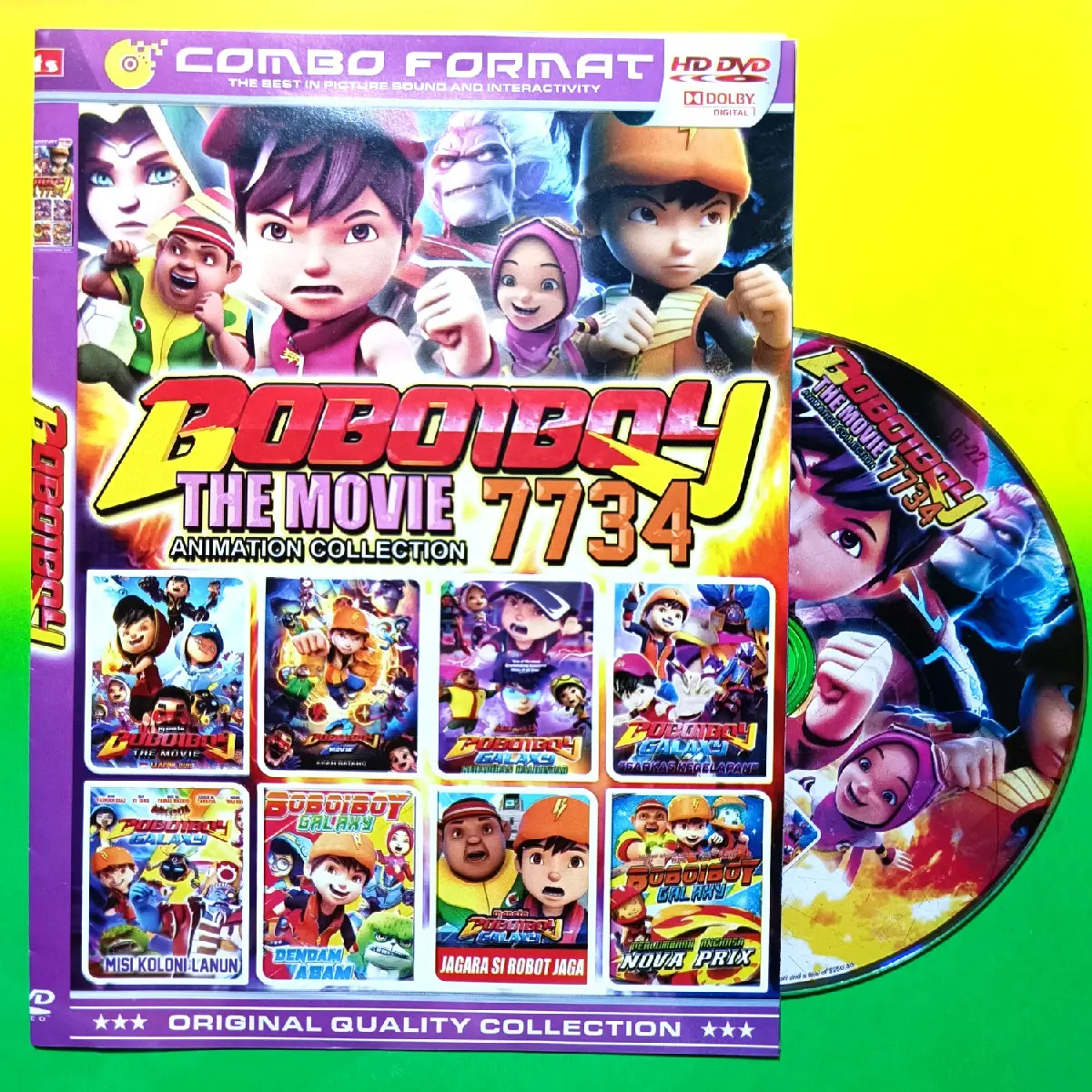 KASET FILM KARTUN ANAK KOLEKSI BOBOBOY MOVIE 2 PILIHAN TERLARIS.