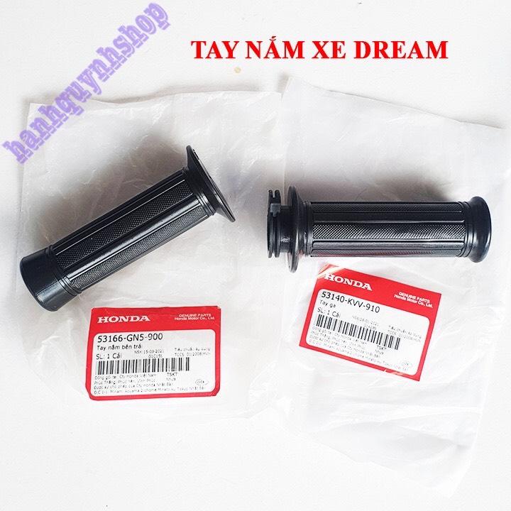 Bộ 2 tay nắm xe Dream chính hãng Honda chất liệu nhựa màu đen