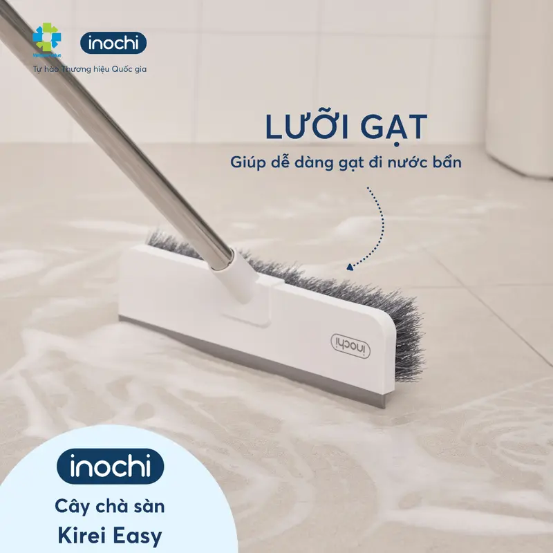 Cây Chà Sàn Kirei Xoay 180 Độ (Corner) & Nghiêng 45 Độ (Easy) - Vệ Sinh Tận Góc, Tiện Lợi, Sạch Bóng 3