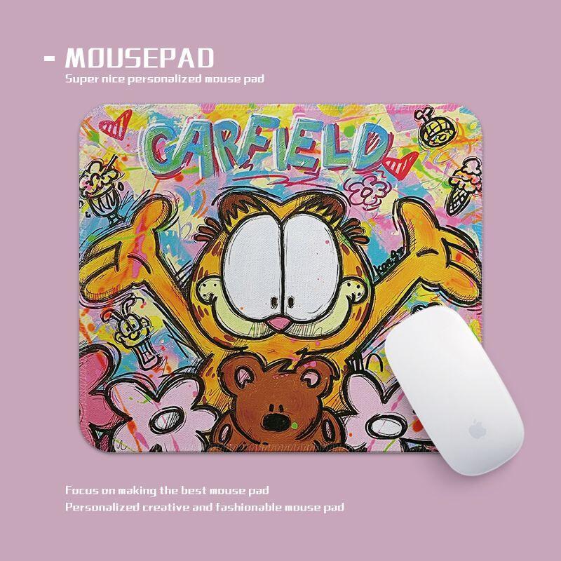 Garfield Cat Handdrawn Cartoon Cute Mouse Girls Dormitory Laptop ...