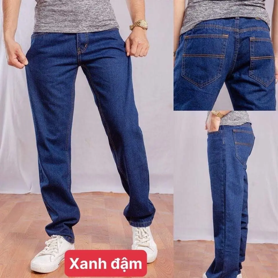 Quần Jeans Dài Nam Cơ Bản