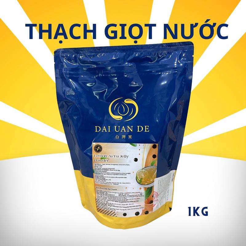Thạch Aiju jelly - Thạch giọt nước vị chanh gói 1kg thanh mát, topping số một cho các món nước mùa hè như trà chanh và trà trái cây, topping cho món ăn vặt. Pha chế và bảo quản dễ dàng Snack